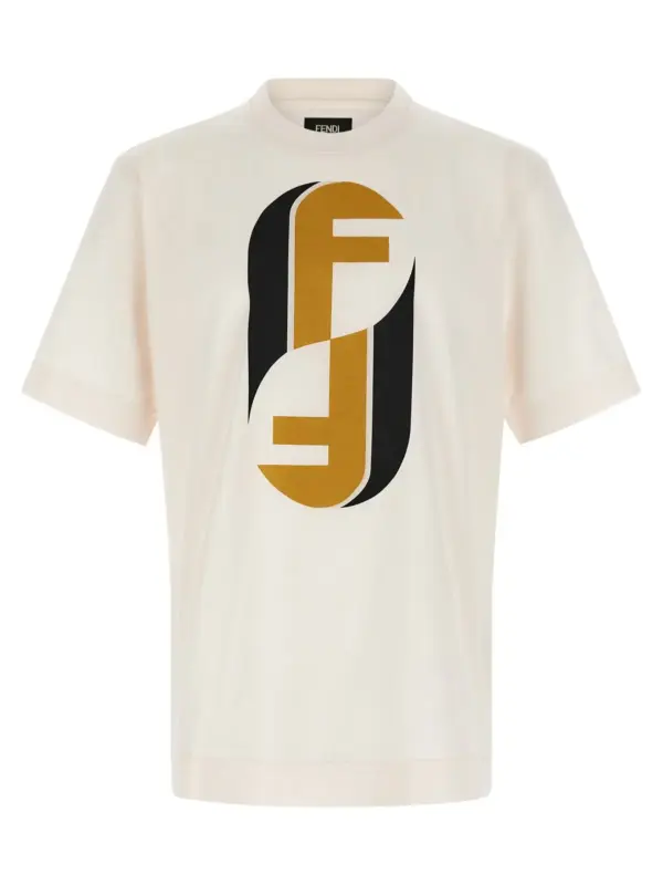 'Fendinity' T-shirt FENDI Beige