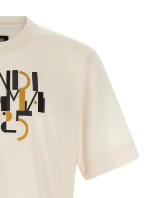 'Fendi Roma 1925' print T-shirt Man FENDI White
