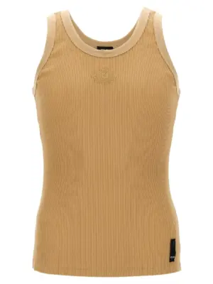 'Fendi Crest' tank top FENDI Beige