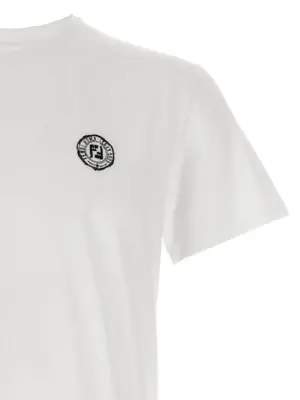 'Postcards' T-shirt Man FENDI White