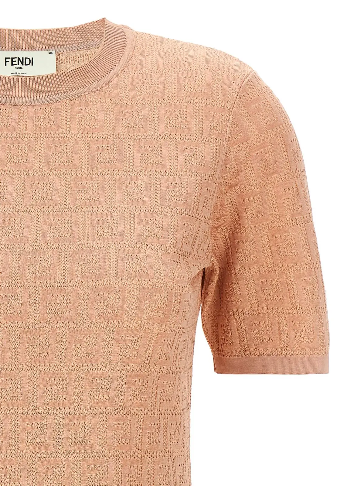 Сукня FF cotton Fendi Рожева 3 FF cotton dress Woman FENDI Pink