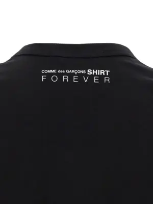 'Forever' T-shirt 100% cotton COMME DES GARCONS SHIRT Black