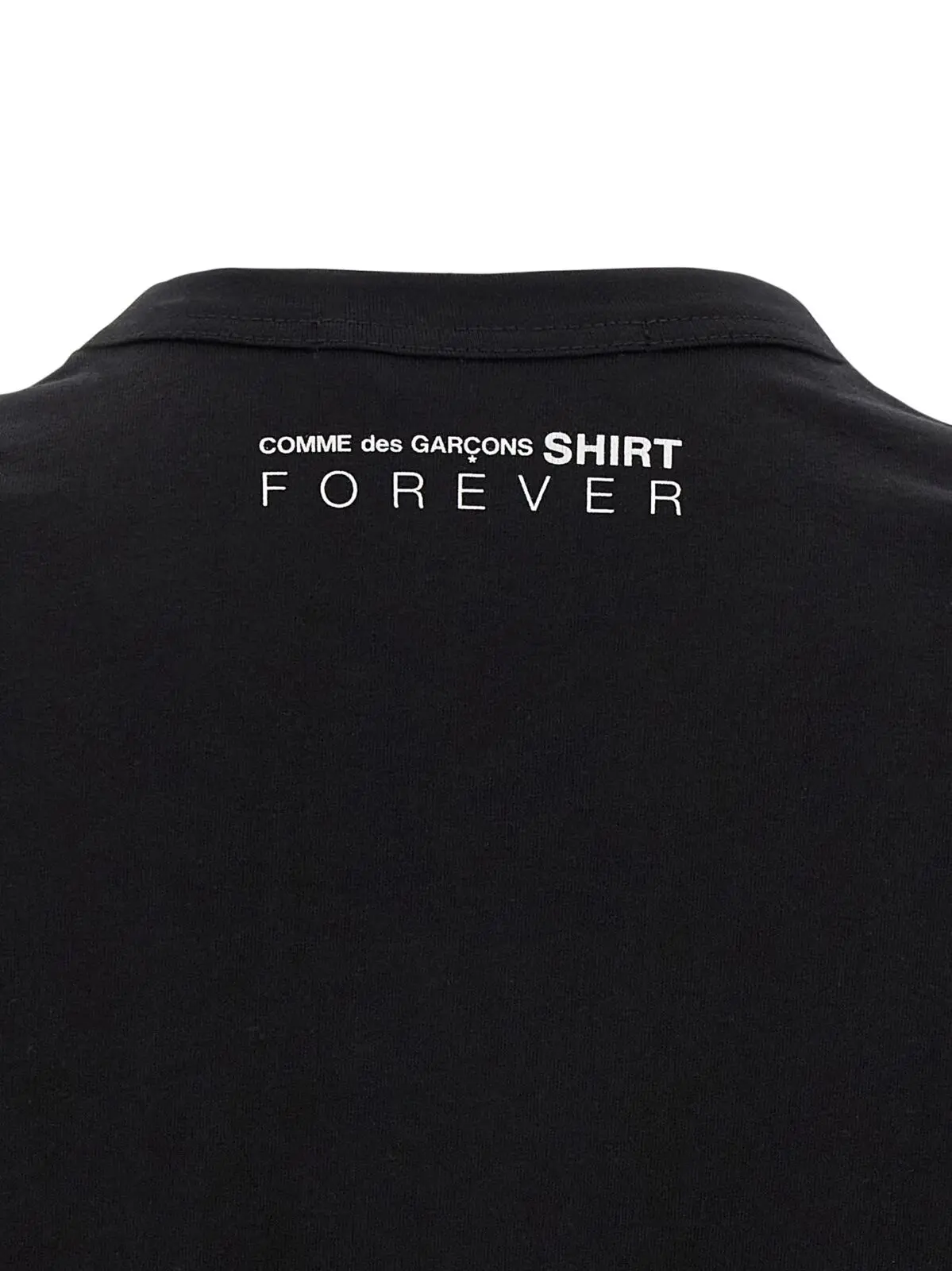 Футболка Comme Des Garcons Shirt Forever Чорна 4 'Forever' T-shirt 100% cotton COMME DES GARCONS SHIRT Black