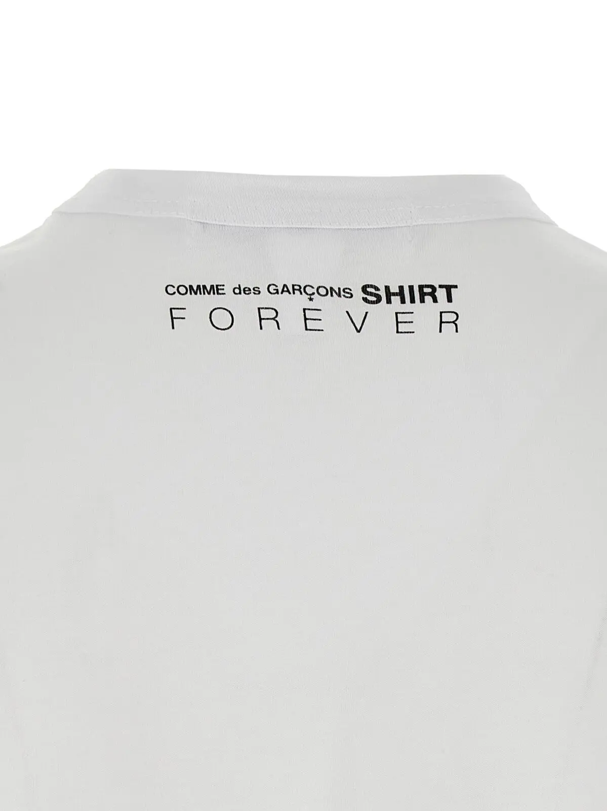 Футболка Comme Des Garcons Shirt Forever Біла 4 'Forever' T-shirt 100% cotton COMME DES GARCONS SHIRT White