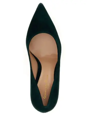'Gianvito' pumps 100% suede leather (Bos Taurus) GIANVITO ROSSI Green