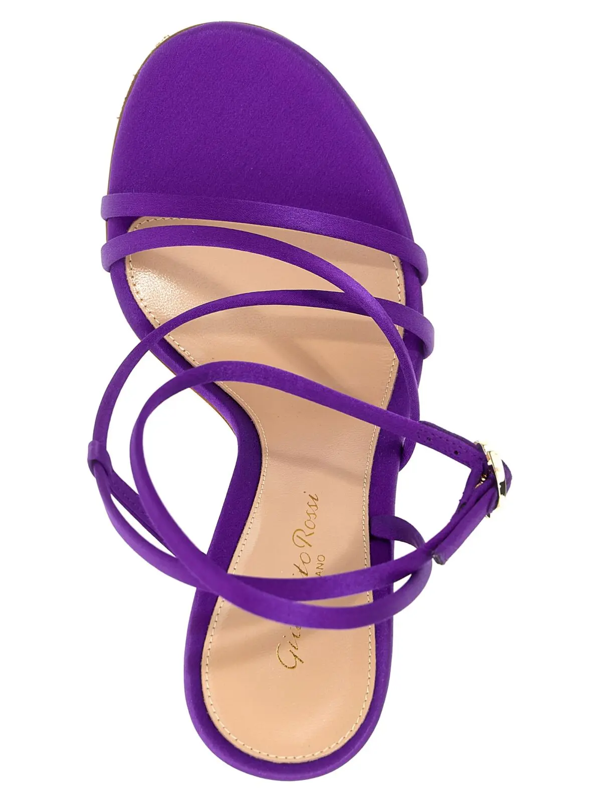 Босоніжки Gianvito Rossi Orchid Фіолетові 4 'Orchid' sandals 100% fabric GIANVITO ROSSI Purple