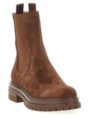 'Chester' ankle boots G7346220GOMSUEBROW GIANVITO ROSSI Brown