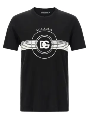 DG logo print T-shirt DOLCE & GABBANA White/Black