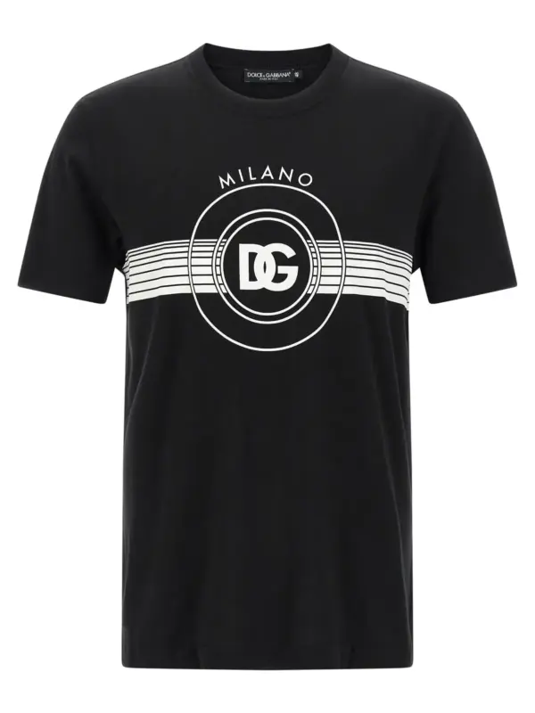 DG logo print T-shirt DOLCE & GABBANA White/Black