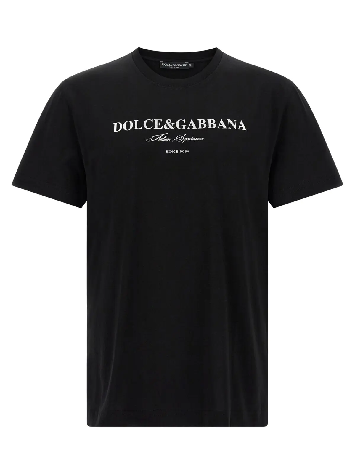 Футболка Dolce Gabbana з принтом Чорна 1 Printed T-shirt DOLCE & GABBANA Black
