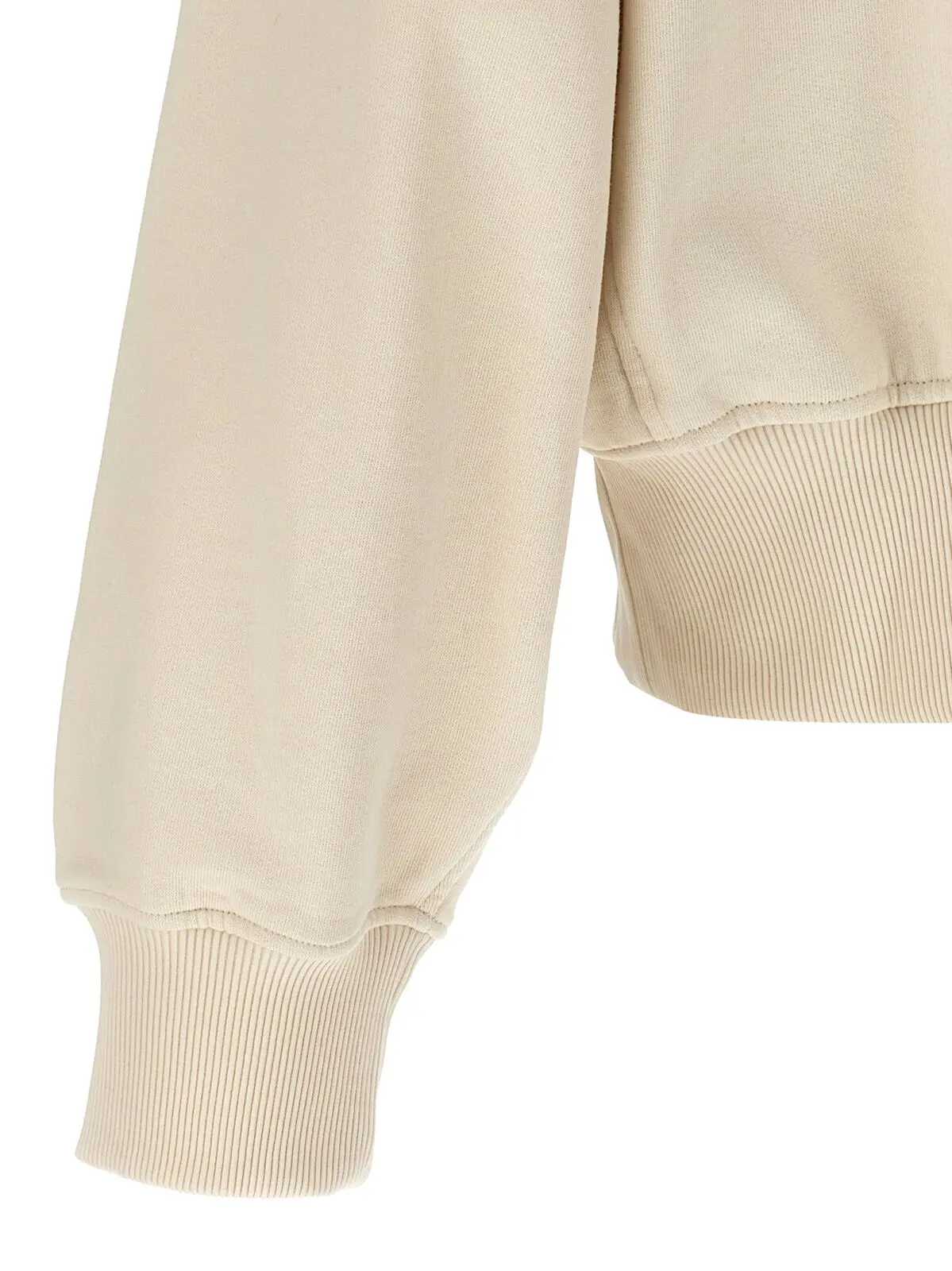 Худі Dolce Gabbana з вишивкою Бежева 4 Embroidered hoodie 100% cotton DOLCE & GABBANA Beige