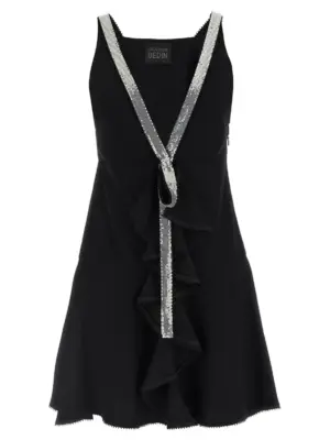 Studded ribbon dress GIOVANNI BEDIN Black