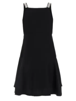 Studded ribbon dress GB24011ABLACK GIOVANNI BEDIN Black