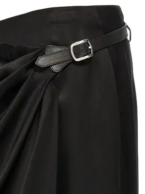 'Wrap' skirt 100% silk TOM FORD Black