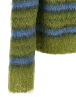 Striped sweater 80% WM 20% PL MARNI Multicolor