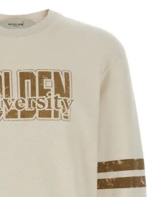 'Archibald' sweatshirt Man GOLDEN GOOSE Beige