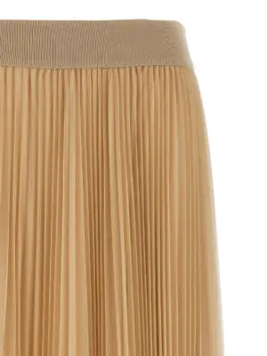 Pleated skirt Woman FABIANA FILIPPI Beige