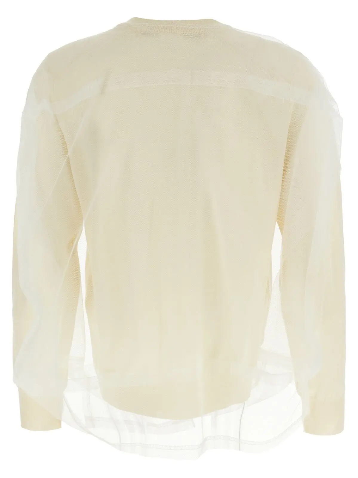 Кардиган з тюлю Comme Des Garçons Білий 2 Tulle cardigan GOB0181 COMME DES GARÇONS White