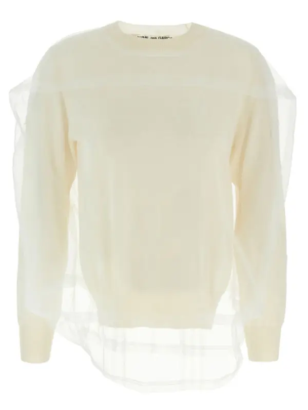 Tulle sweater COMME DES GARÇONS White