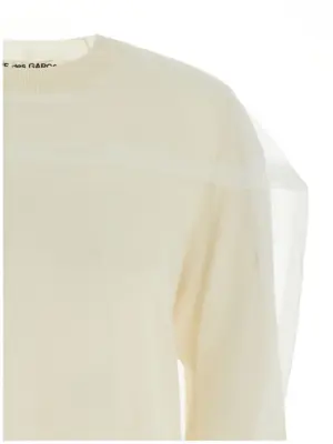 Tulle sweater Woman COMME DES GARÇONS White