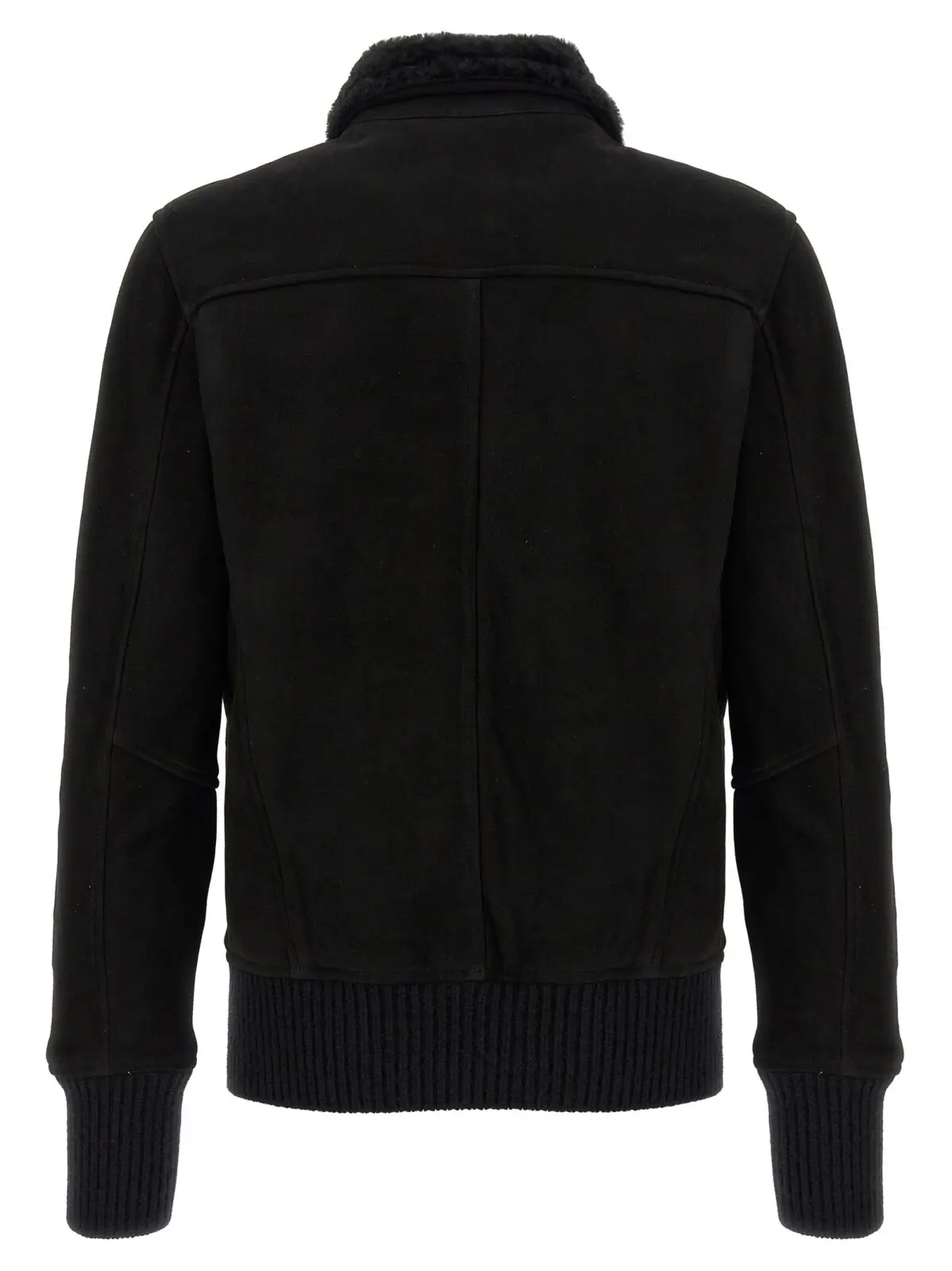 Бомбер Giorgio Brato з овчини Чорний 2 Sheepskin bomber jacket GU26F18011MEVLNERO GIORGIO BRATO Black
