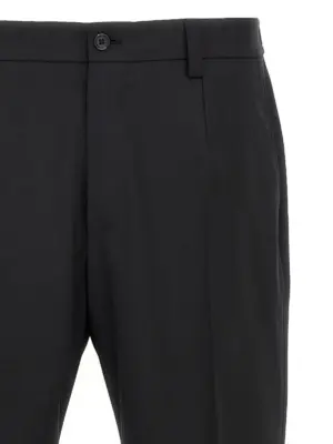 Logo embroidery pants Man DOLCE & GABBANA Black