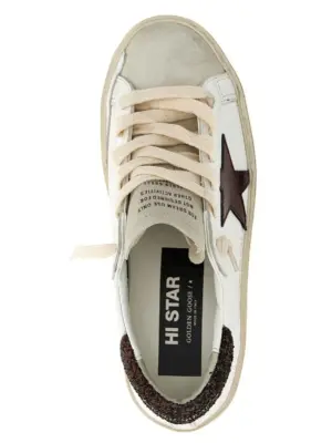 'Hi Star' sneakers 98% cow leather 2% polyethylene GOLDEN GOOSE Brown