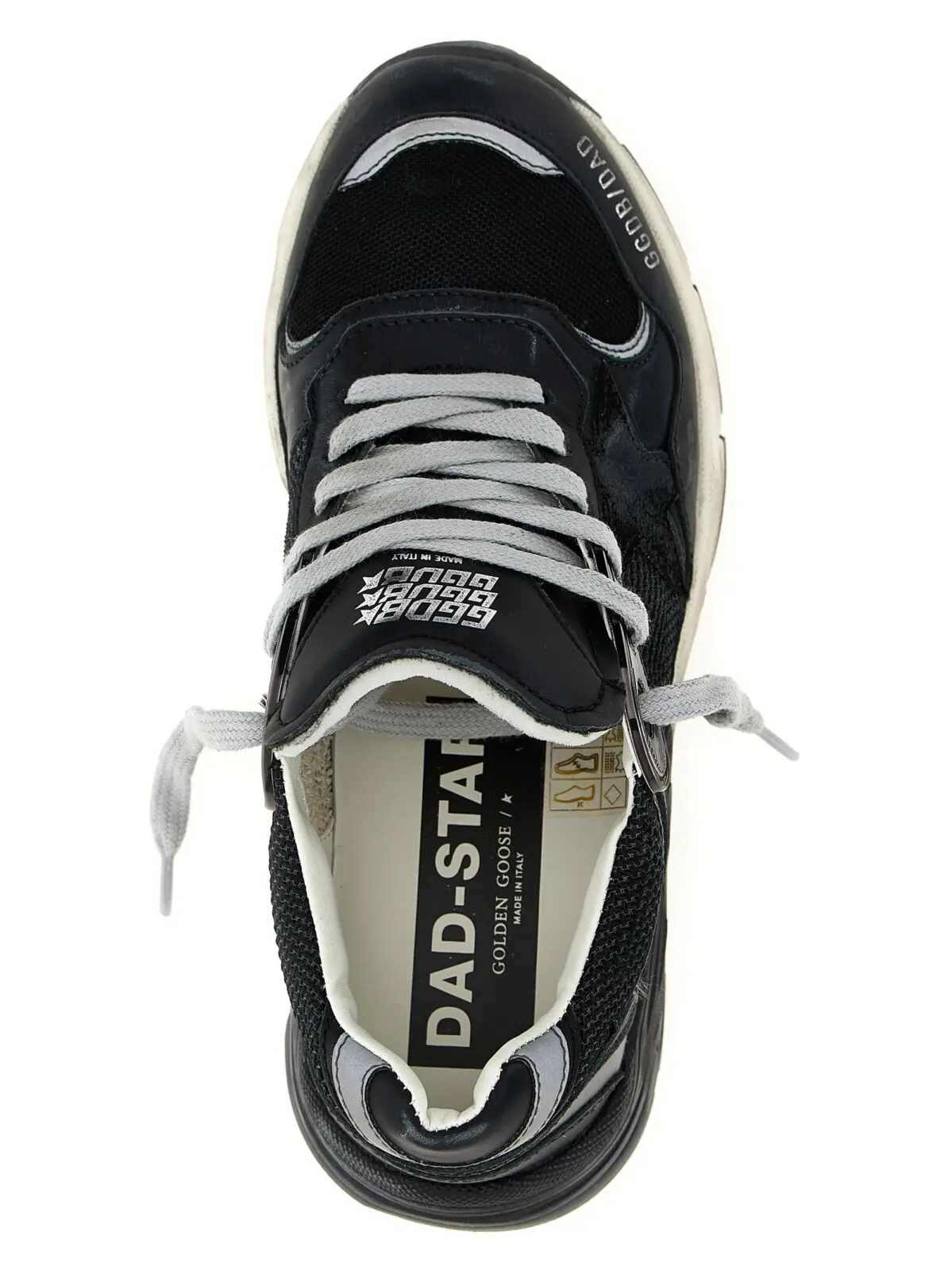 Кросівки Golden Goose Running Dad Чорні 4 'Running Dad' sneakers 61% lh 26% pl 6% gl 5% pa 2% pu GOLDEN GOOSE Black