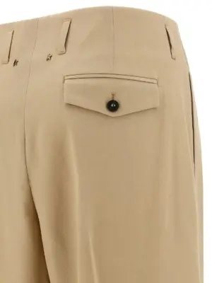 'Flavia' pants 100% virgin wool GOLDEN GOOSE Beige