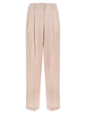 Wool pants GOLDEN GOOSE Pink