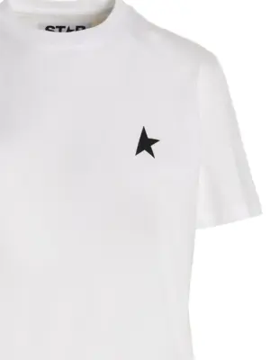 'Star' T-shirt Woman GOLDEN GOOSE White