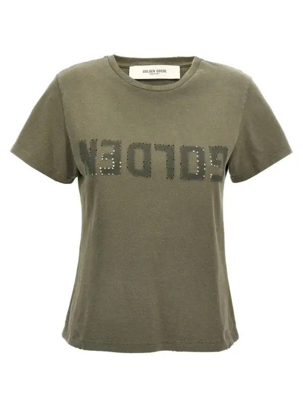 'Doris' T-shirt GOLDEN GOOSE Green