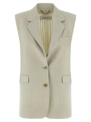 'Nicole' vest GOLDEN GOOSE Beige