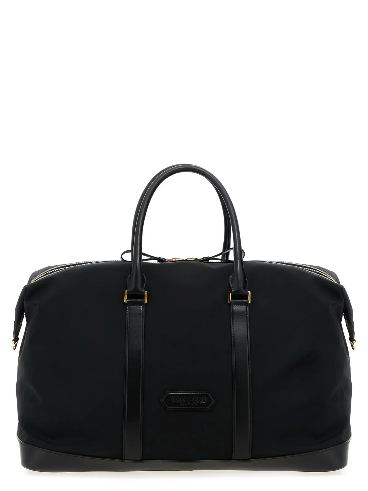 Сумка дорожня Tom Ford Leather details Чорна 1 Leather details travel bag TOM FORD Black