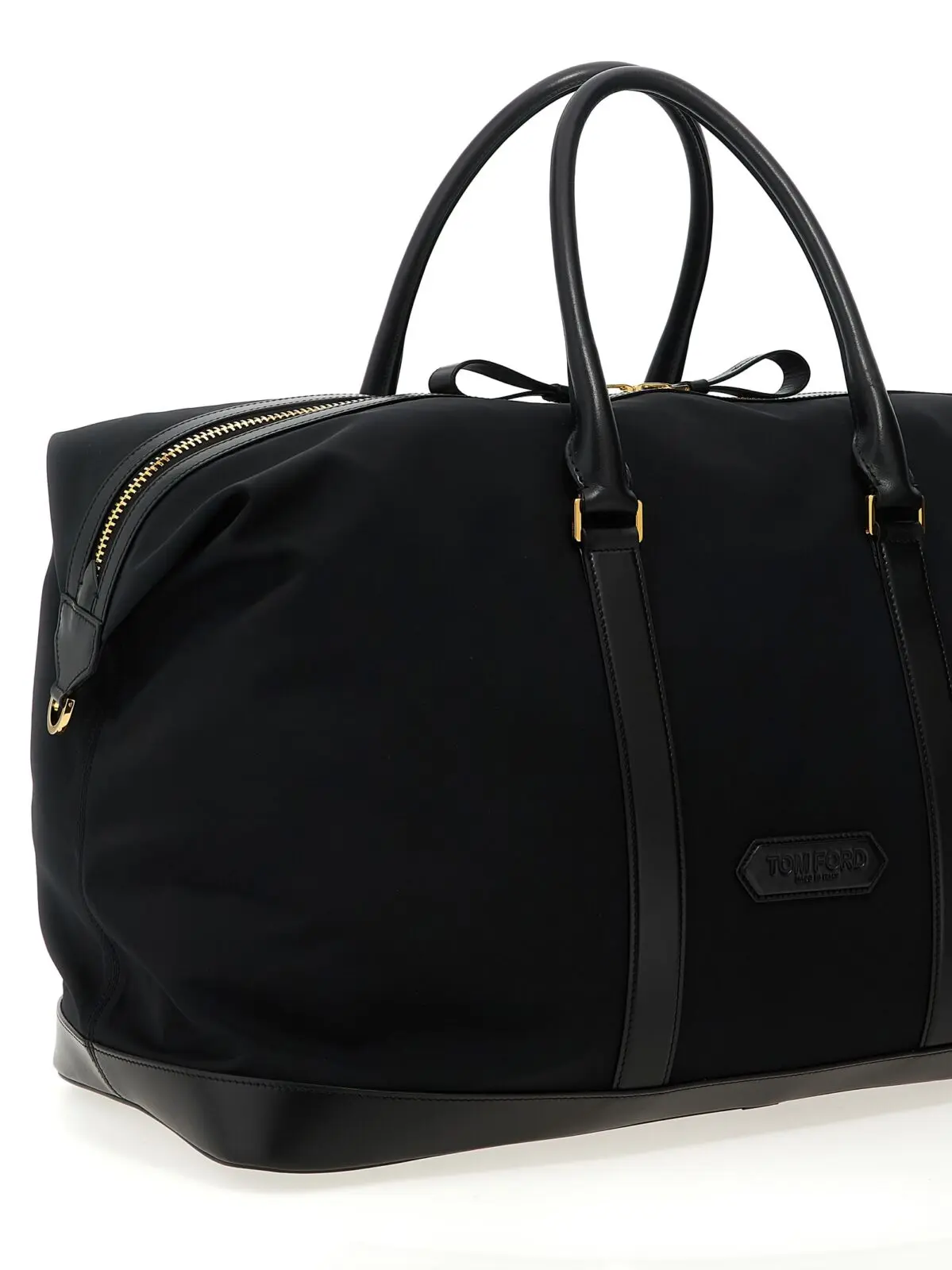 Сумка дорожня Tom Ford Leather details Чорна 3 Leather details travel bag Man TOM FORD Black