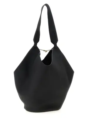 'Lotus Small' shopping bag H2043914200 KHAITE Black