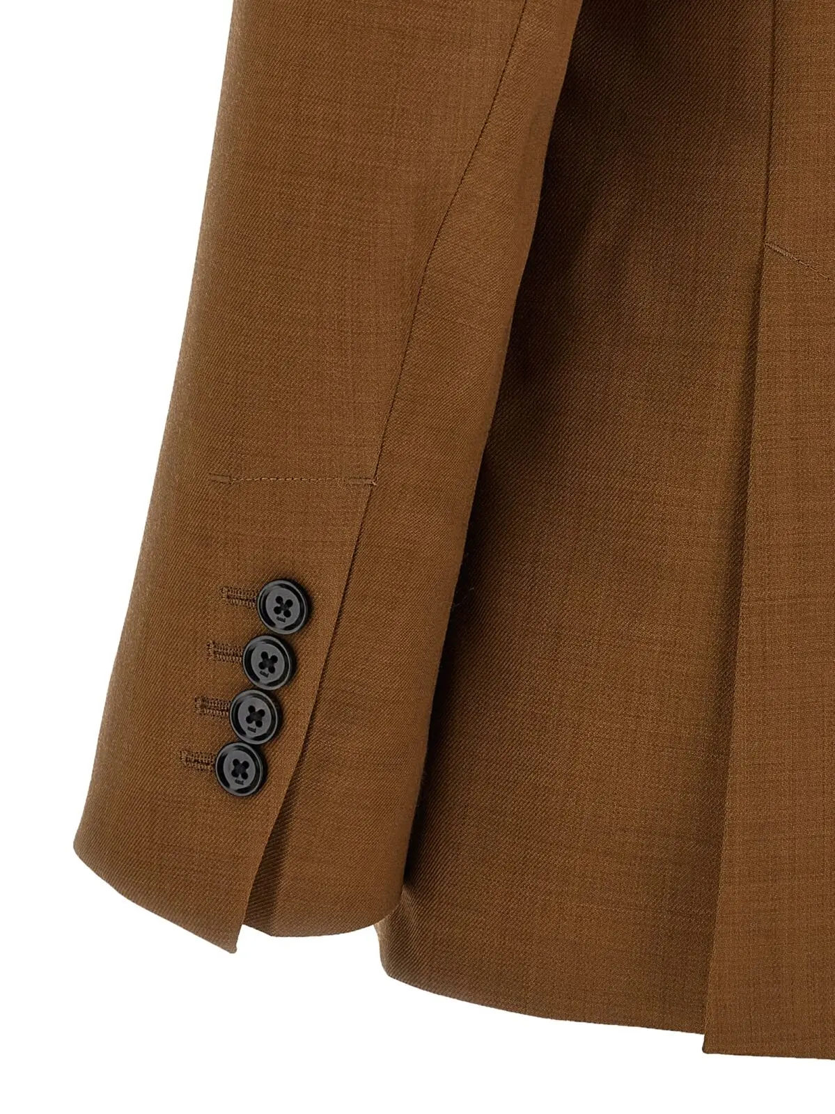 Піджак Ami Paris двобортний Коричневий 4 Double-breasted blazer 100% wool AMI PARIS Brown