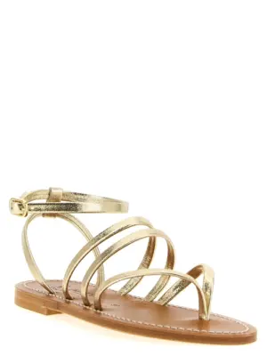 'Hemeree' sandals HEMEREEMETYLCHAMPAN K.JACQUES SAINT TROPEZ Gold