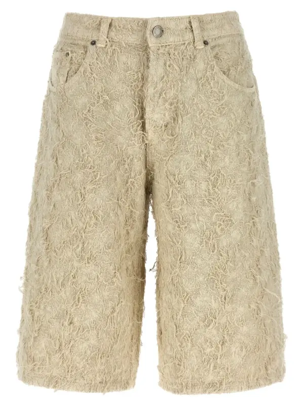 Bermuda shorts 'Becky fur denim' HAIKURE Beige