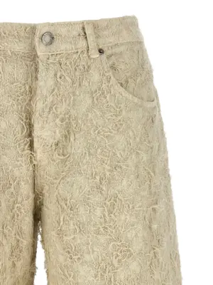 Bermuda shorts 'Becky fur denim' Woman HAIKURE Beige