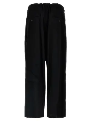 'Ta Tuxedo Cut-Out Detail' pants HPP67500BLACK1 YOHJI YAMAMOTO Black