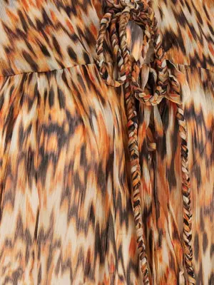 'Ametissa' blouse 100% silk ISABEL MARANT Orange