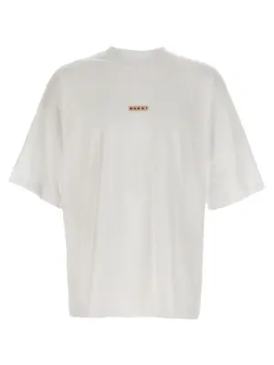 Logo patch t-shirt MARNI White
