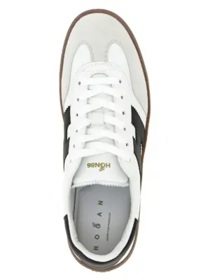 'Hogan Cool' sneakers 60% mutton 40% calf leather HOGAN White/Black
