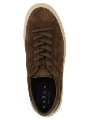 'H691' sneakers 100% calfskin leather (Bos Taurus) HOGAN Brown