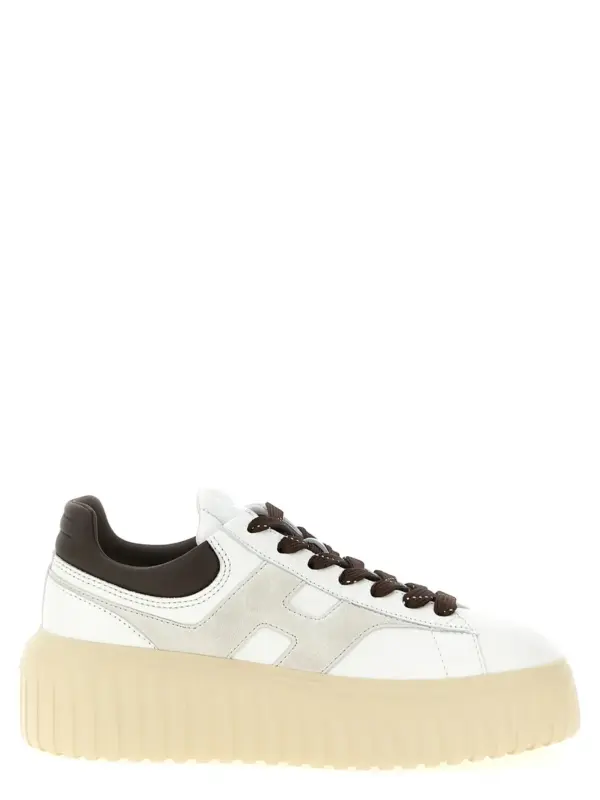 'H-stripes' sneakers HOGAN Brown