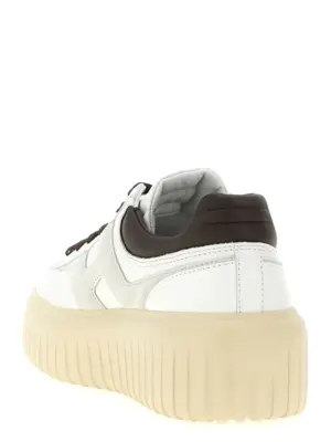 'H-stripes' sneakers Woman HOGAN Brown