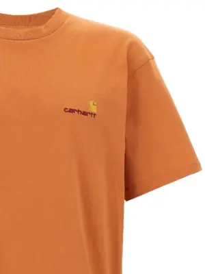'American Script' T-shirt Man CARHARTT WIP Orange