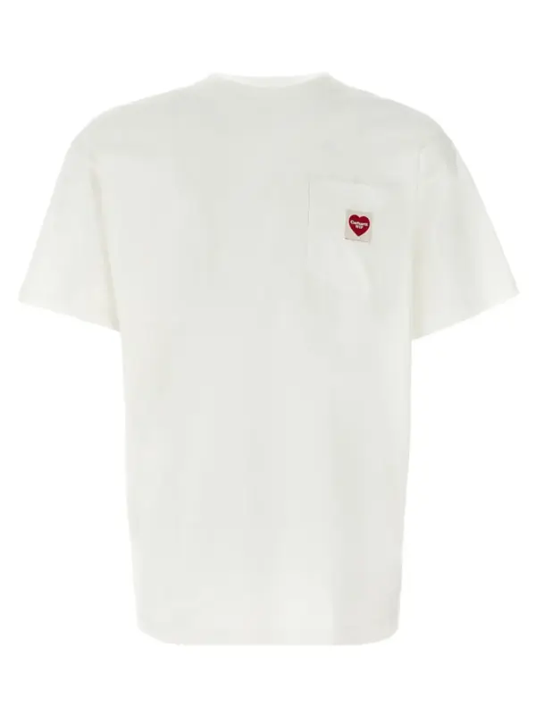 'Pocket Heart' T-shirt CARHARTT WIP White