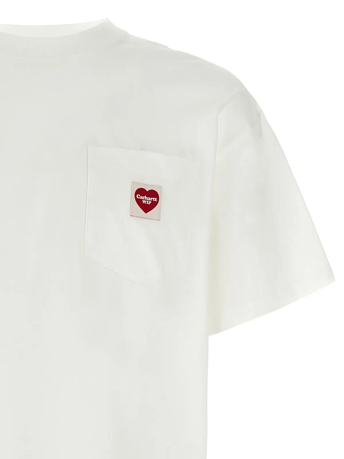 Футболка Carhartt Wip Pocket Heart Біла 3 'Pocket Heart' T-shirt Man CARHARTT WIP White